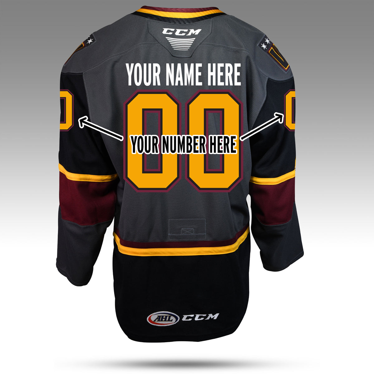 CCM Replica Quicklite Storm Alternate Jersey – Chicago Wolves Store