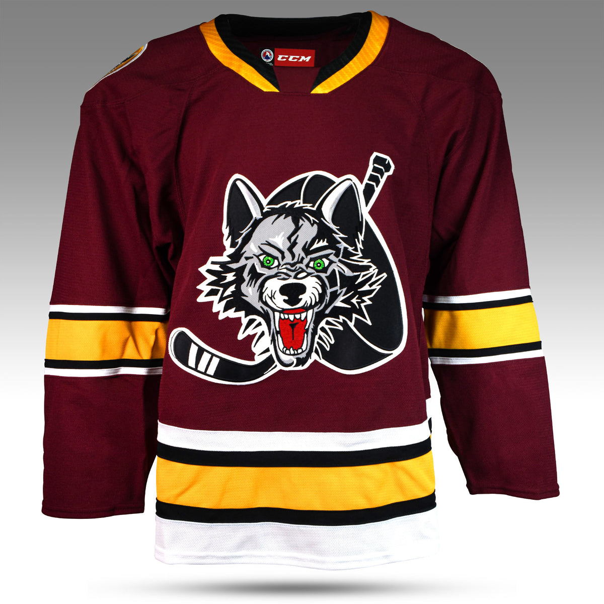 CCM Authentic Quicklite White Jersey – Chicago Wolves Store