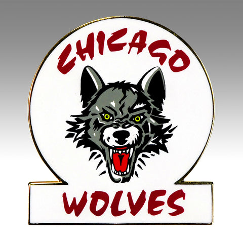 Wolves Circle Logo Pin