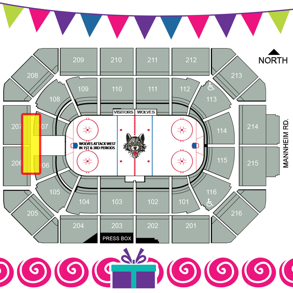 Seating Chart & Pricing  Chicago Allstate Arena - Chicago Wolves