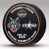2025-26 Game-Used Warm-Up Pucks