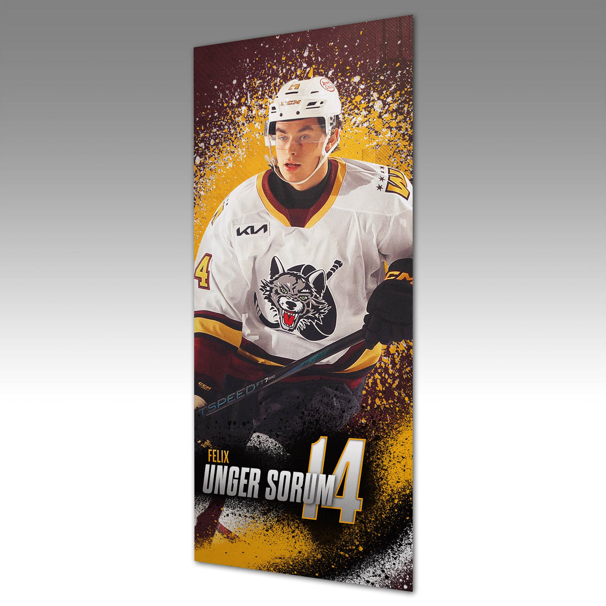 Wolves Player Banners – Chicago Wolves Store
