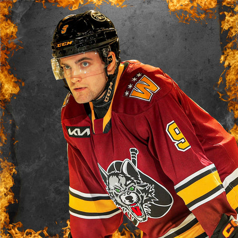 Joel Nystrom Game Worn Burgundy Jersey Raffle