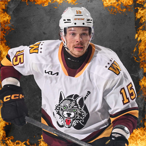 Nikita Pavlychev Game Worn White Jersey Raffle