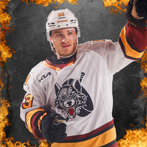 Justin Robidas Game Worn White Jersey Raffle