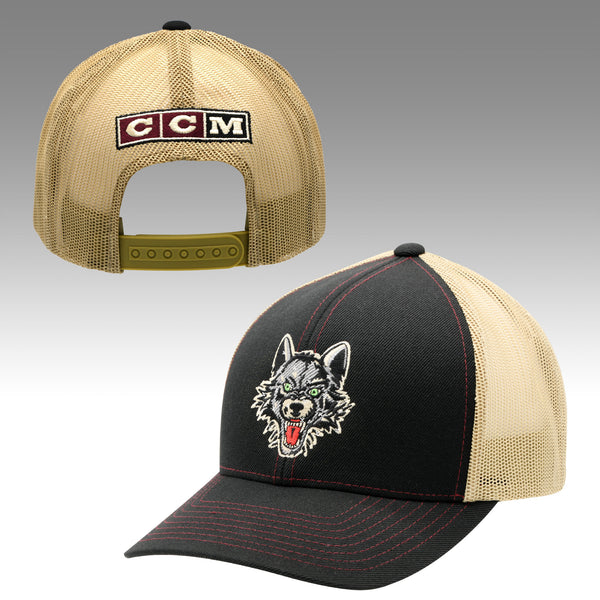 CCM Mesh Trucker Hat Chicago Wolves Store