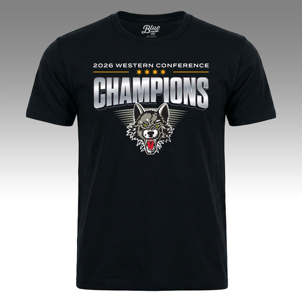 2026 Western Conference Champions Tee – Chicago Wolves Store