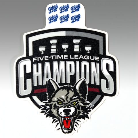 Five-time Champions Sticker