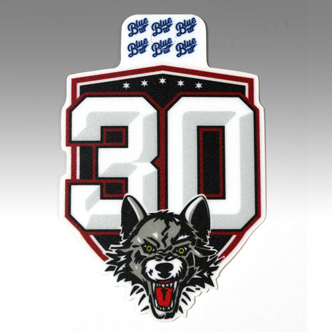 30th Season Sticker