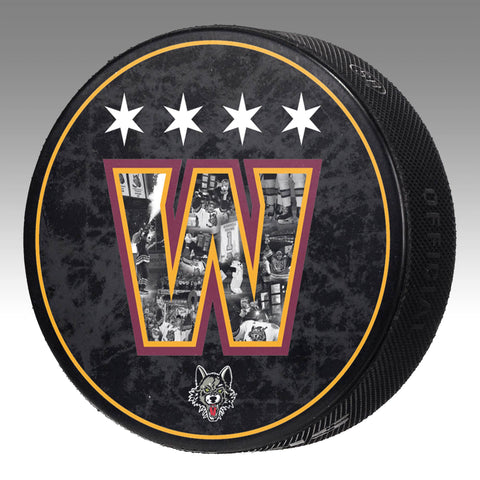 Wolves Montage Puck
