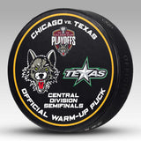 2025-26 Game-Issued Playoffs Warm-Up Pucks