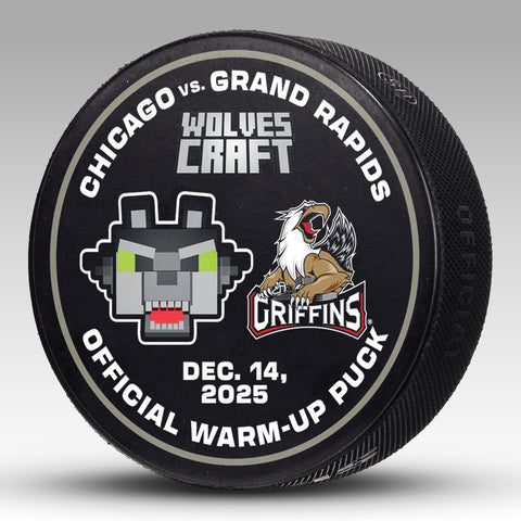 2025-26 Game-Used Warm-Up Pucks