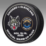 2025-26 Game-Used Warm-Up Pucks