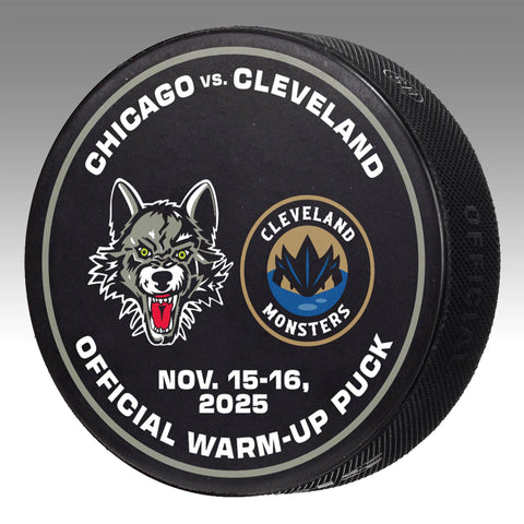 2025-26 Game-Used Warm-Up Pucks