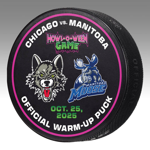 2025-26 Game-Issued Warm-Up Pucks