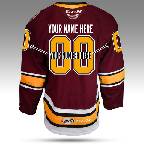 CUSTOM Team Name Back Number and Numberd Sleeves Replica 