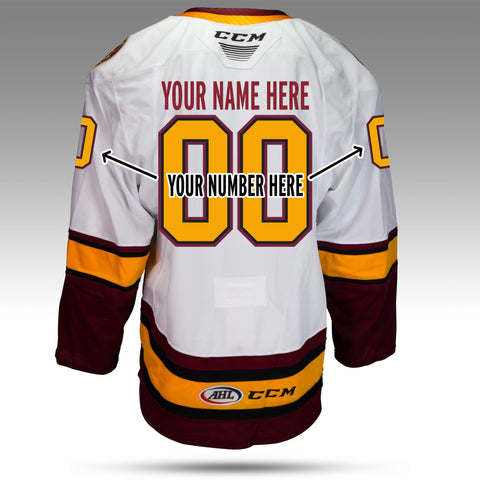 CCM Authentic Quicklite White Jersey – Chicago Wolves Store